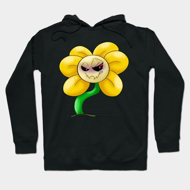 Flowey's Snarl Hoodie by HoneyHeartStudios